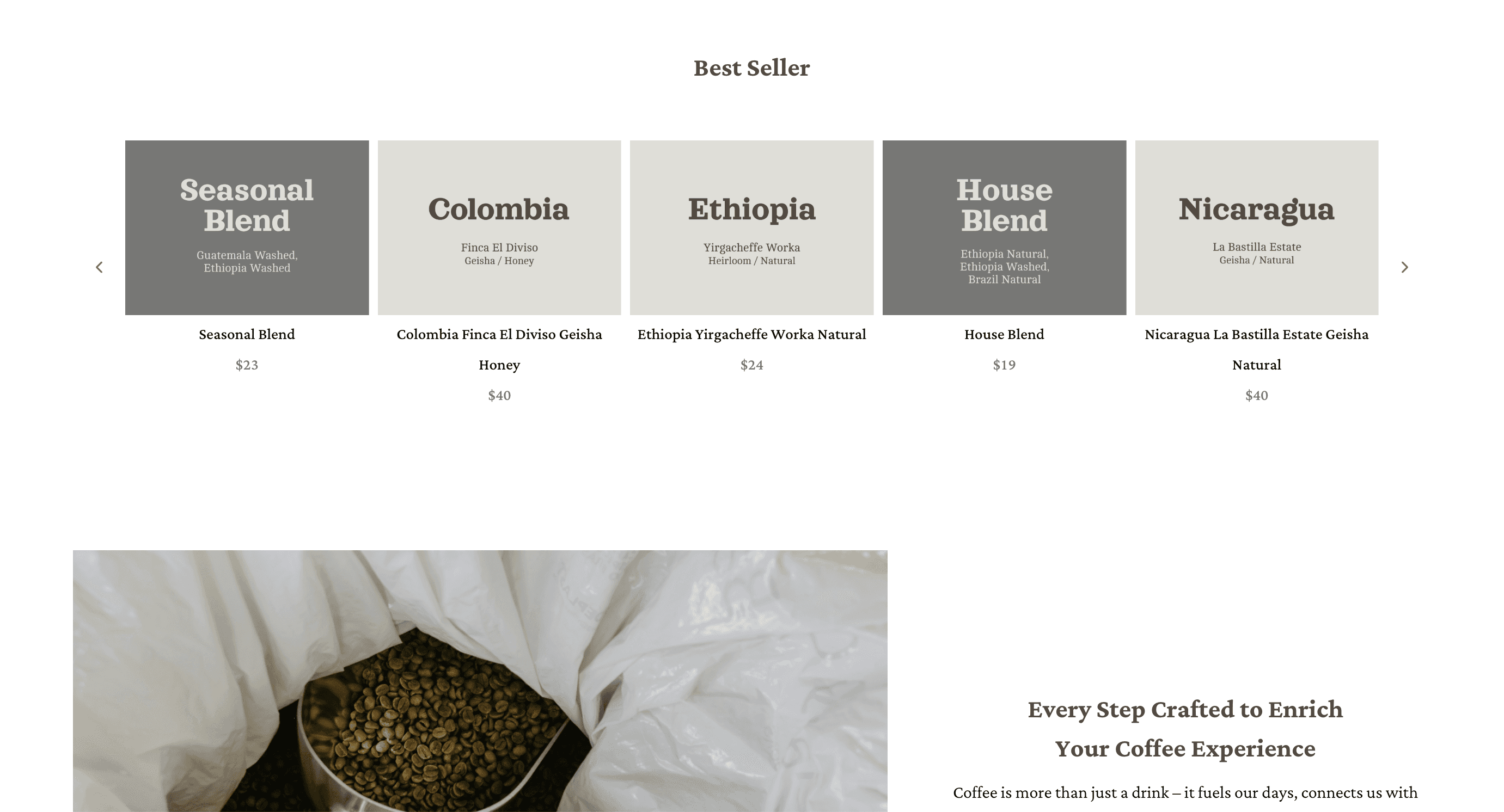 Coffee Roastery E-commerce screenshot 2